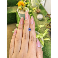 1.02 Ct. Blue Sapphire from Ceylon (Sri Lanka) Life Style