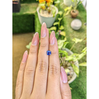 0.91 Ct. Blue Sapphire from Ceylon (Sri Lanka) Life Style