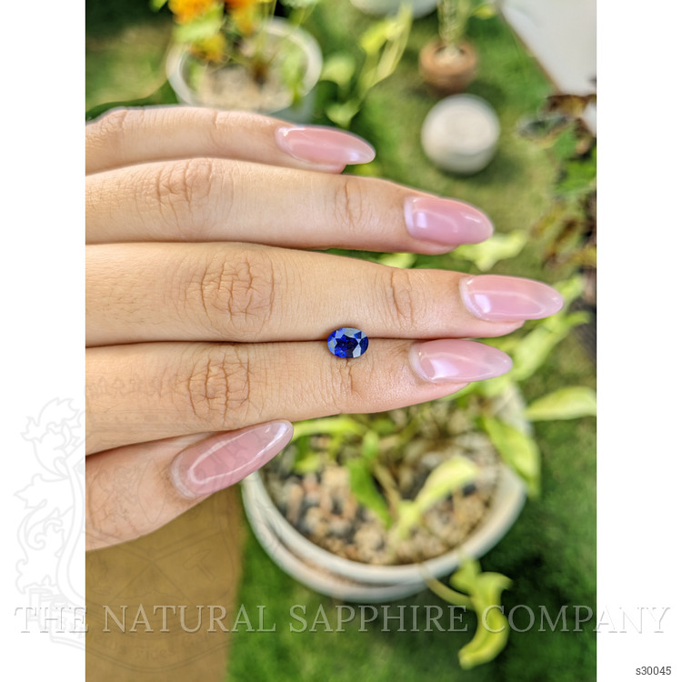 1.39 Ct. Blue Sapphire from Ceylon (Sri Lanka)