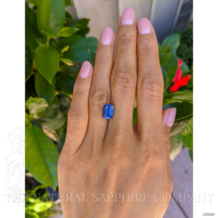 3.39 Ct. Blue Sapphire from Ceylon (Sri Lanka)