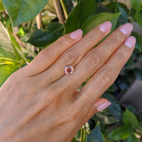 1.75 Ct. Padparadscha Sapphire from Madagascar Life Style