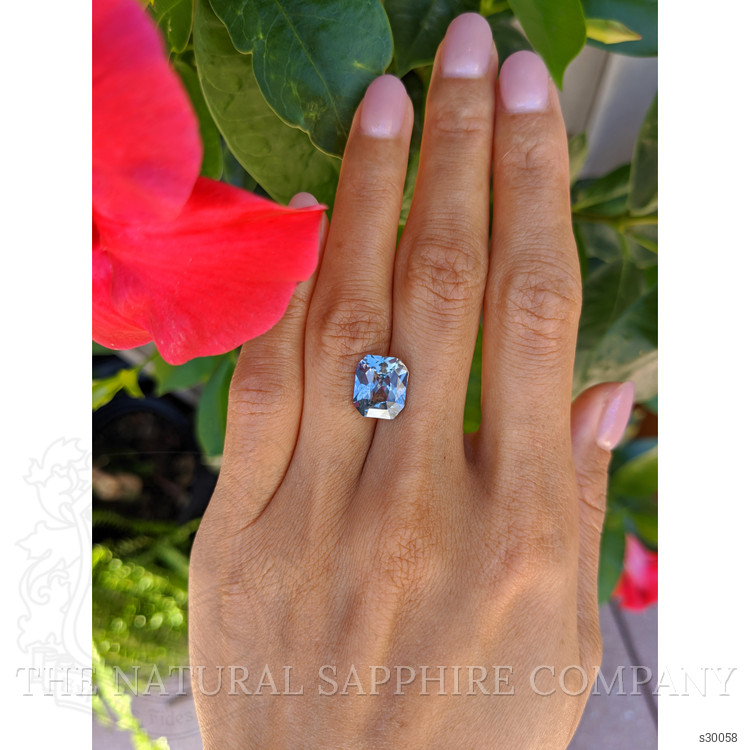 5.68 Ct. Violet Sapphire from Burma (Myanmar)