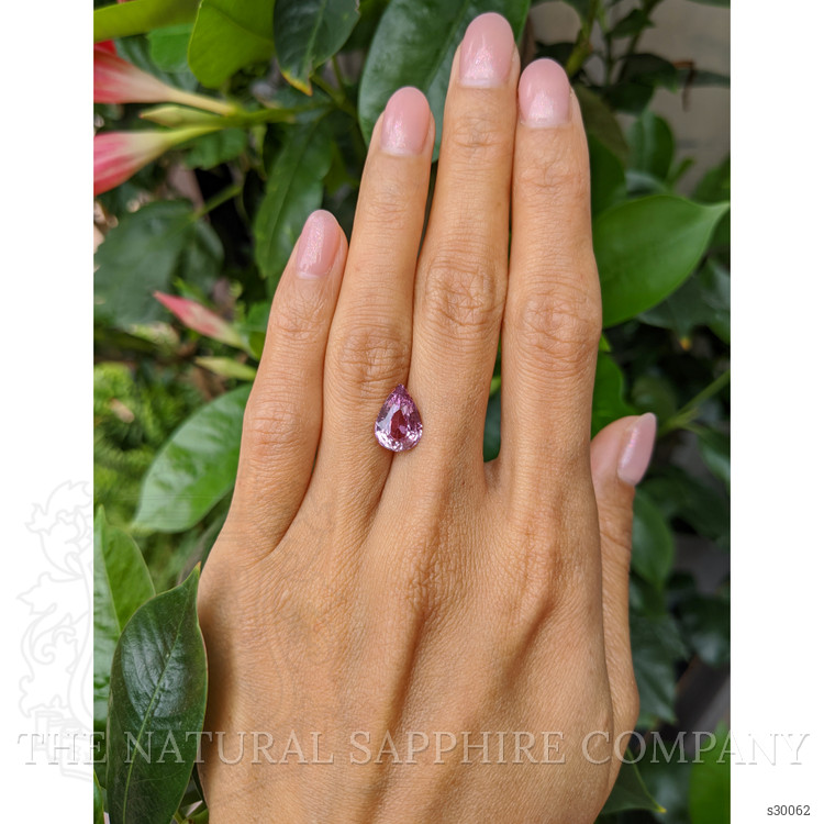 3.51 Ct. Purplish Pink Sapphire from Ceylon (Sri Lanka)