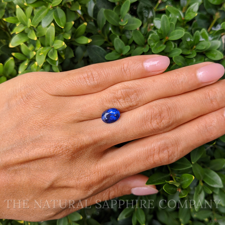 3.30 Ct. Blue Sapphire from Ceylon (Sri Lanka)