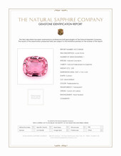 2.80 Ct. Padparadscha Sapphire from Ceylon (Sri Lanka) Scan Report
