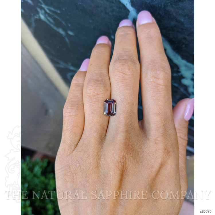 2.37 Ct. Orangish Brown Sapphire from Ceylon (Sri Lanka)