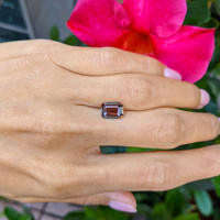 2.37 Ct. Orangish Brown Sapphire from Ceylon (Sri Lanka) Life Style