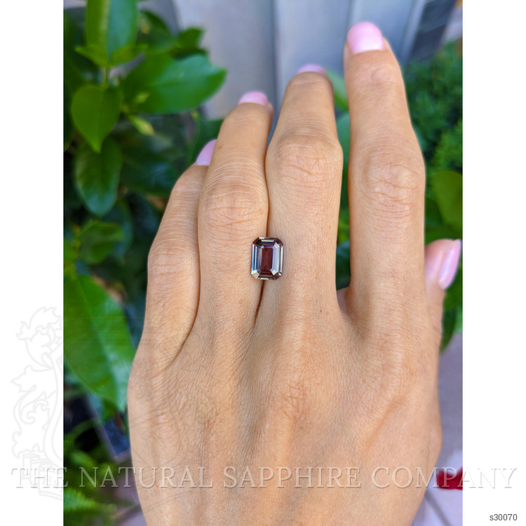 2.37 Ct. Orangish Brown Sapphire from Ceylon (Sri Lanka)