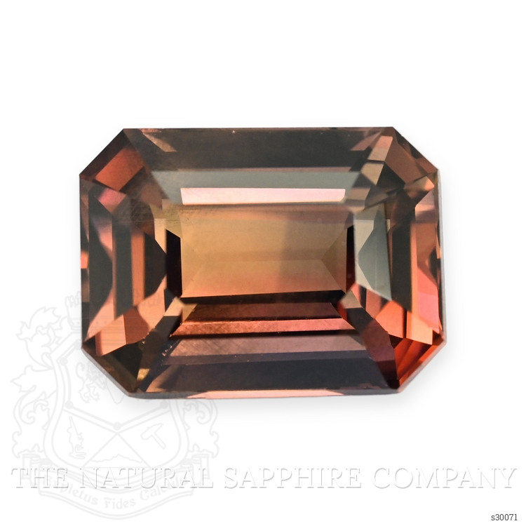 2.55 Ct. Orangish Brown Sapphire from Ceylon (Sri Lanka)