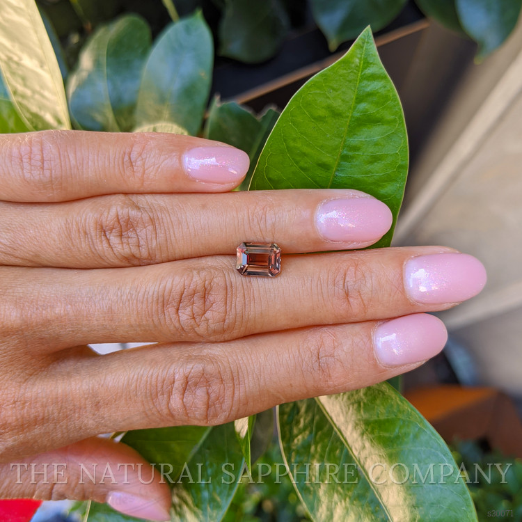 2.55 Ct. Orangish Brown Sapphire from Ceylon (Sri Lanka)