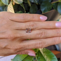 2.55 Ct. Orangish Brown Sapphire from Ceylon (Sri Lanka) Life Style