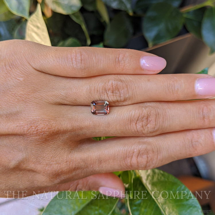 2.55 Ct. Orangish Brown Sapphire from Ceylon (Sri Lanka)