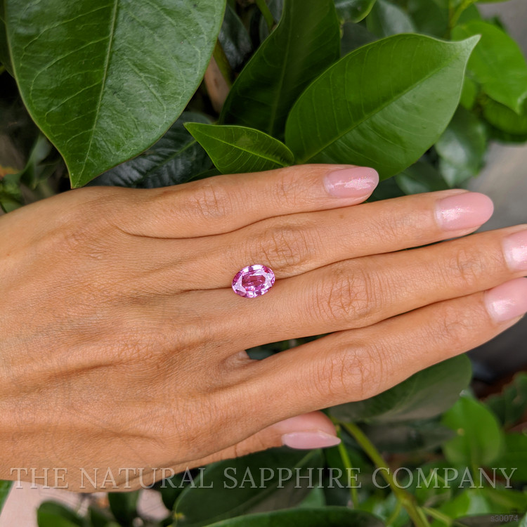 3.05 Ct. Pink Sapphire from Ceylon (Sri Lanka)