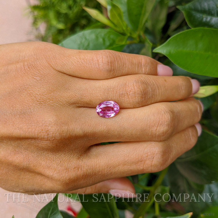 3.05 Ct. Pink Sapphire from Ceylon (Sri Lanka)