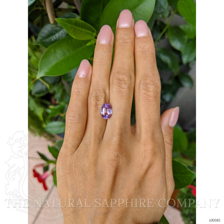 3.13 Ct. Pink Sapphire from Ceylon (Sri Lanka)