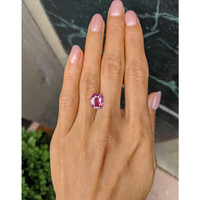 4.24 Ct. Pink Sapphire from Madagascar Life Style