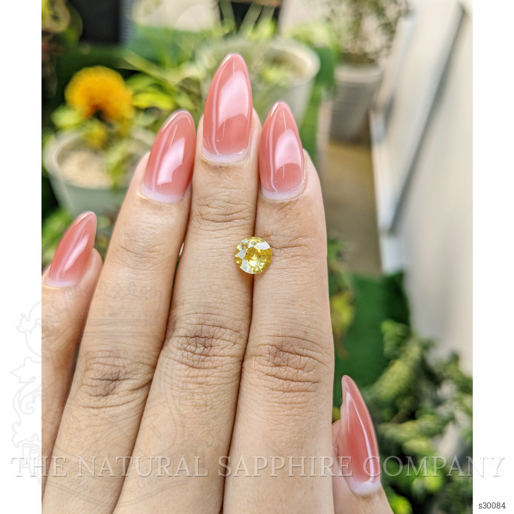 1.42 Ct. Yellow Sapphire from Ceylon (Sri Lanka)