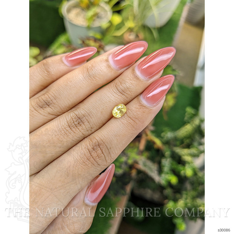 1.15 Ct. Yellow Sapphire from Ceylon (Sri Lanka)