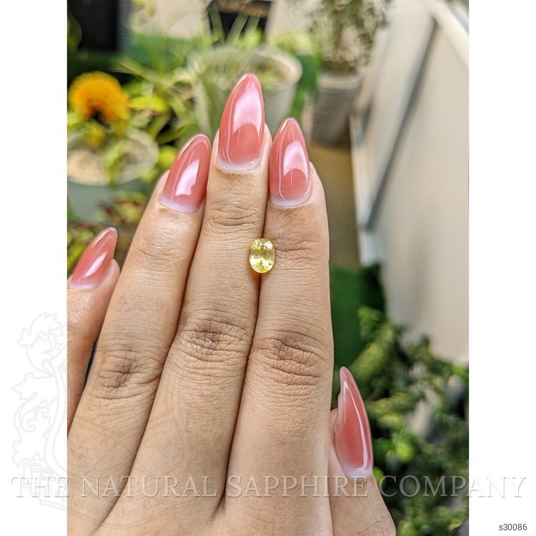 1.15 Ct. Yellow Sapphire from Ceylon (Sri Lanka)