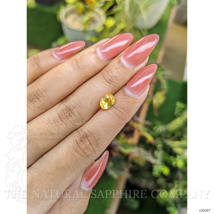 1.59 Ct. Yellow Sapphire from Ceylon (Sri Lanka)