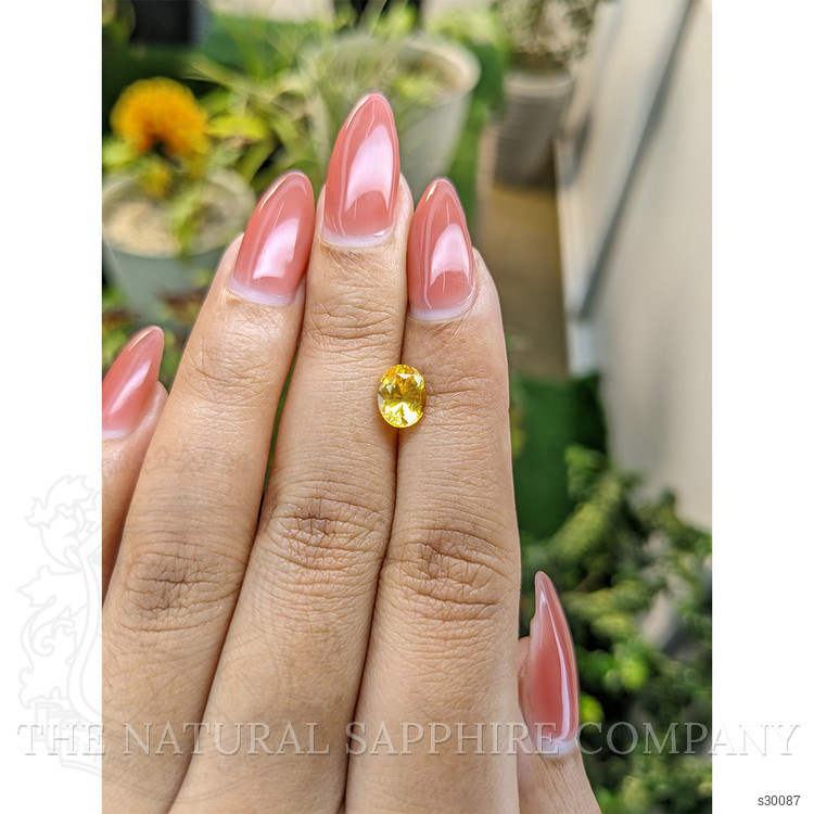 1.59 Ct. Yellow Sapphire from Ceylon (Sri Lanka)