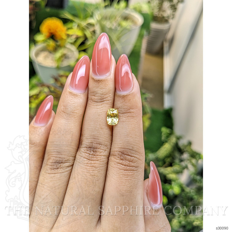 1.58 Ct. Yellow Sapphire from Ceylon (Sri Lanka)