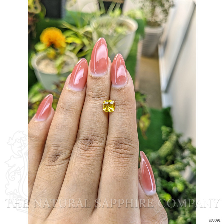 1.12 Ct. Yellow Sapphire from Ceylon (Sri Lanka)