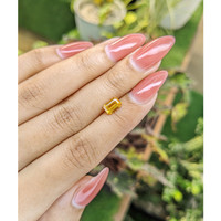 1.18 Ct. Orangish Yellow Sapphire from Ceylon (Sri Lanka) Life Style