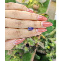 2.18 Ct. Violet Sapphire from Ceylon (Sri Lanka) Life Style