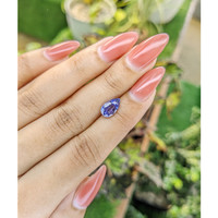 2.18 Ct. Violet Sapphire from Ceylon (Sri Lanka) Life Style
