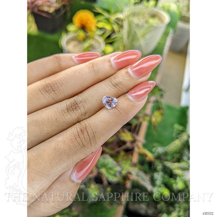 1.96 Ct. Pink Sapphire from Ceylon (Sri Lanka)