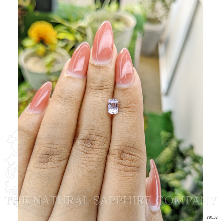 1.21 Ct. Purple Sapphire from Ceylon (Sri Lanka)