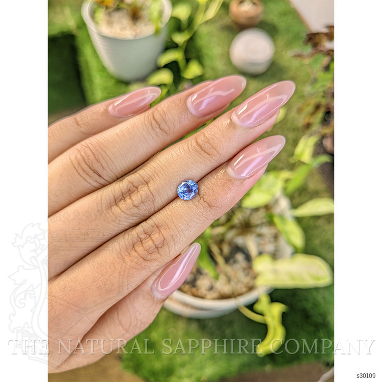 1.13 Ct. Blue Sapphire from Ceylon (Sri Lanka)