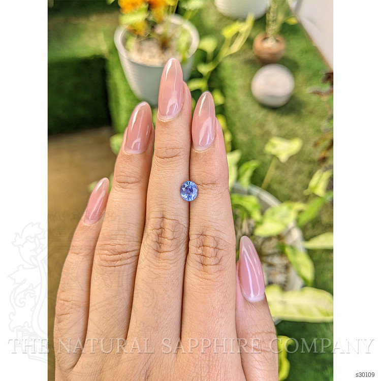 1.13 Ct. Blue Sapphire from Ceylon (Sri Lanka)