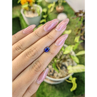 1.34 Ct. Blue Sapphire from Ceylon (Sri Lanka) Life Style