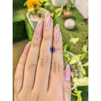 1.34 Ct. Blue Sapphire from Ceylon (Sri Lanka) Life Style