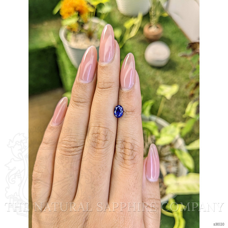1.34 Ct. Blue Sapphire from Ceylon (Sri Lanka)