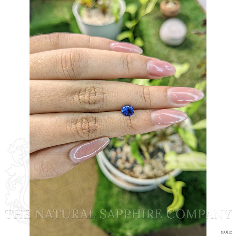 1.26 Ct. Blue Sapphire from Ceylon (Sri Lanka)