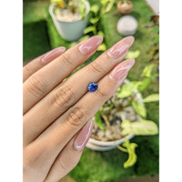 1.26 Ct. Blue Sapphire from Ceylon (Sri Lanka) Life Style