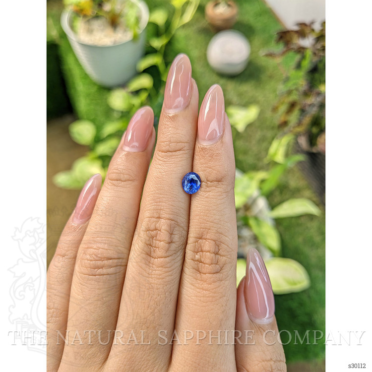 1.26 Ct. Blue Sapphire from Ceylon (Sri Lanka)
