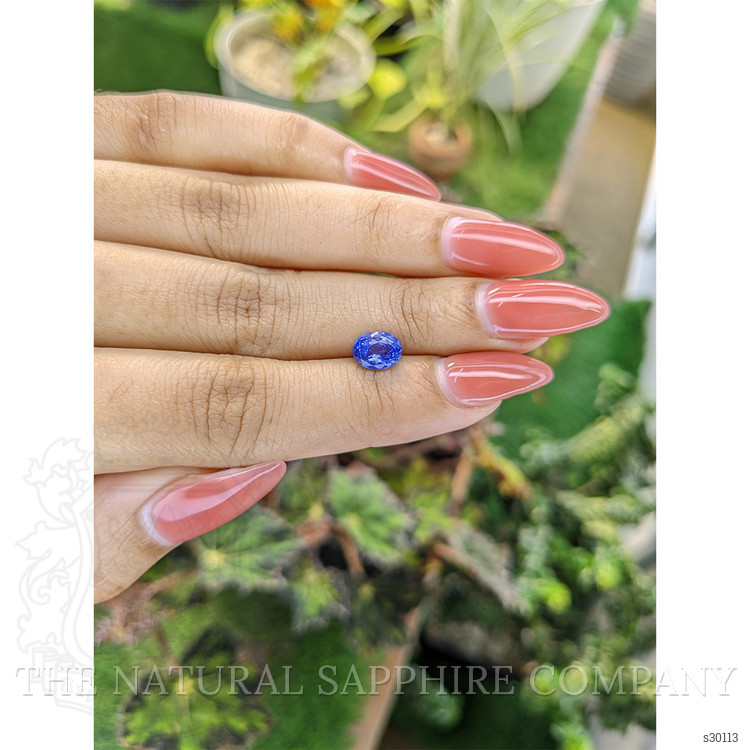1.42 Ct. Blue Sapphire from Ceylon (Sri Lanka)