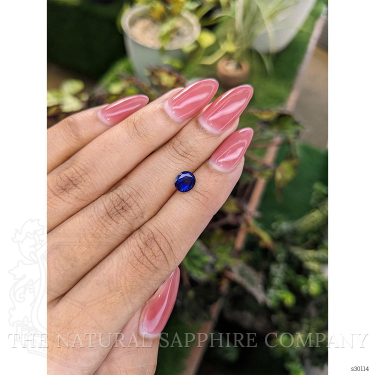 1.14 Ct. Blue Sapphire from Ceylon (Sri Lanka)