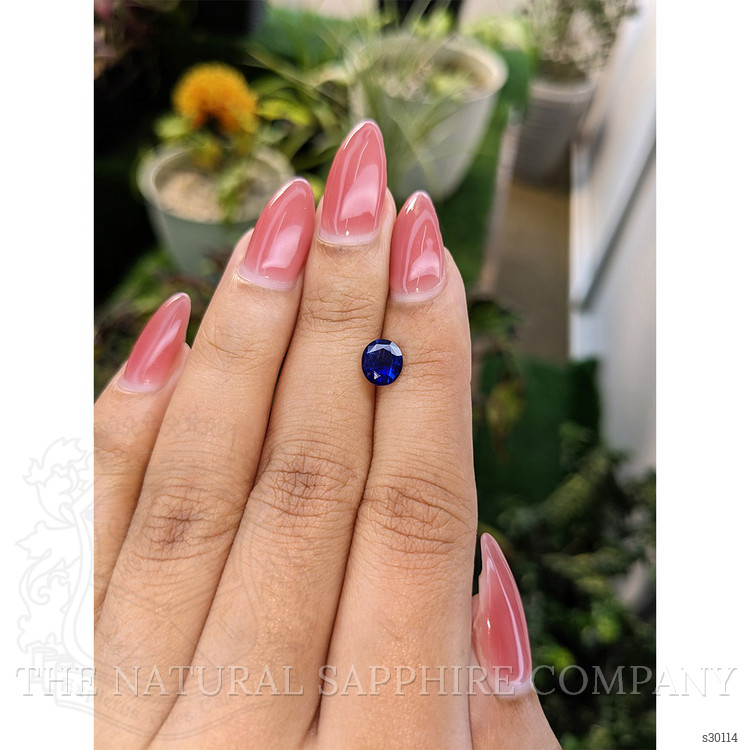 1.14 Ct. Blue Sapphire from Ceylon (Sri Lanka)