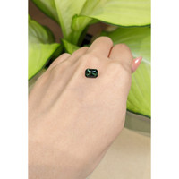 1.63 Ct. Green Sapphire from Ceylon (Sri Lanka) Life Style