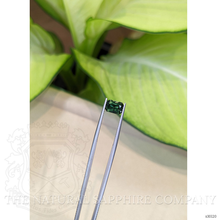 1.63 Ct. Green Sapphire from Ceylon (Sri Lanka)