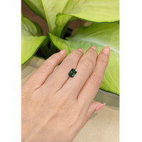 1.63 Ct. Green Sapphire from Ceylon (Sri Lanka) Life Style