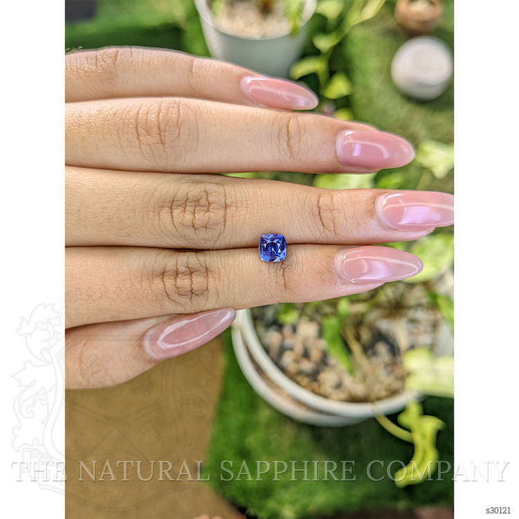 1.28 Ct. Blue Sapphire from Ceylon (Sri Lanka)
