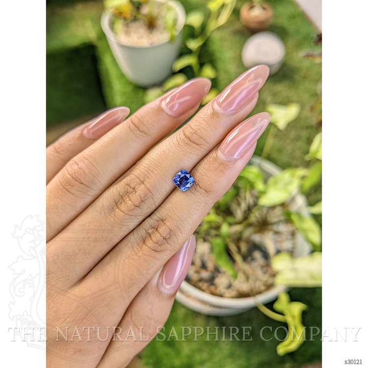 1.28 Ct. Blue Sapphire from Ceylon (Sri Lanka)