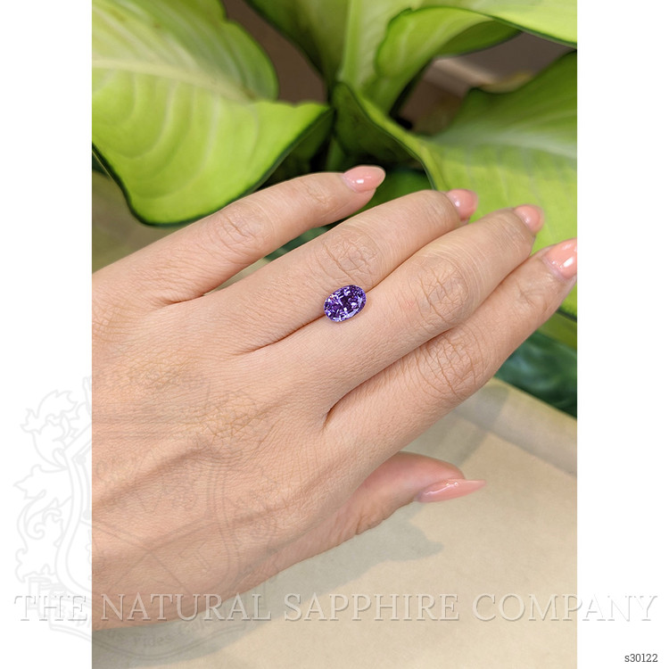 1.97 Ct. Purple Sapphire from Ceylon (Sri Lanka)