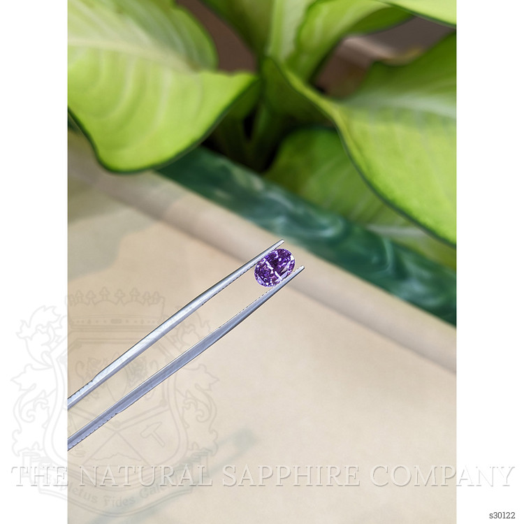 1.97 Ct. Purple Sapphire from Ceylon (Sri Lanka)